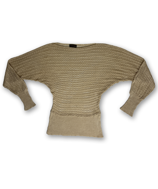 Pull en crochet y2k transparent vintage