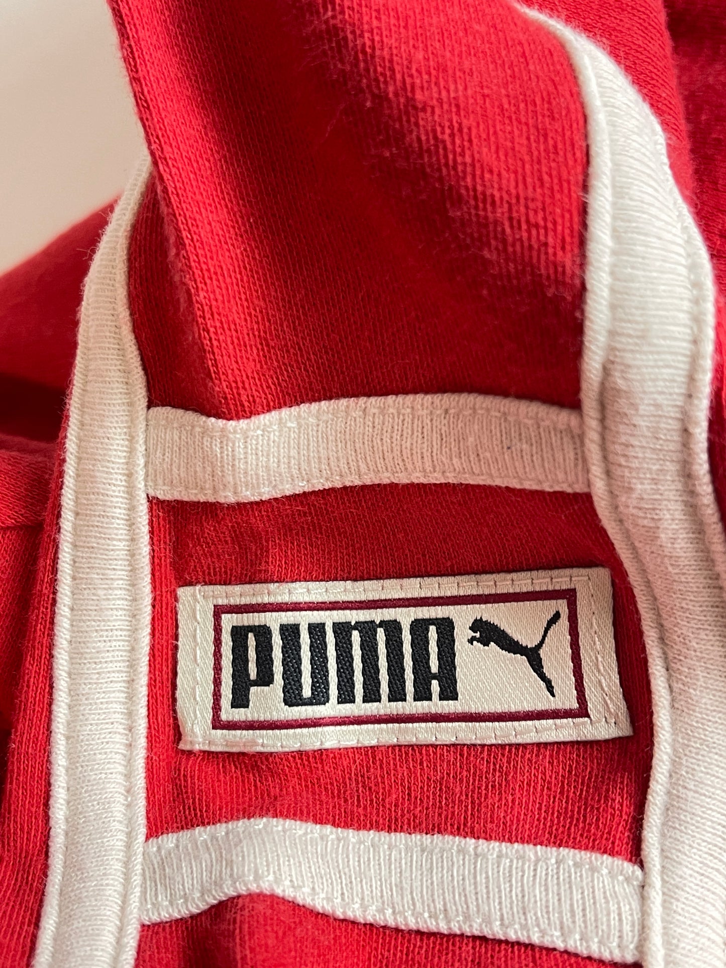 T-shirt puma vintage rouge rare