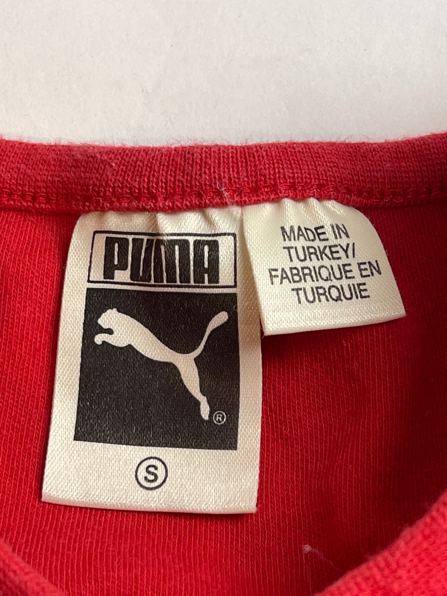 T-shirt puma vintage rouge rare