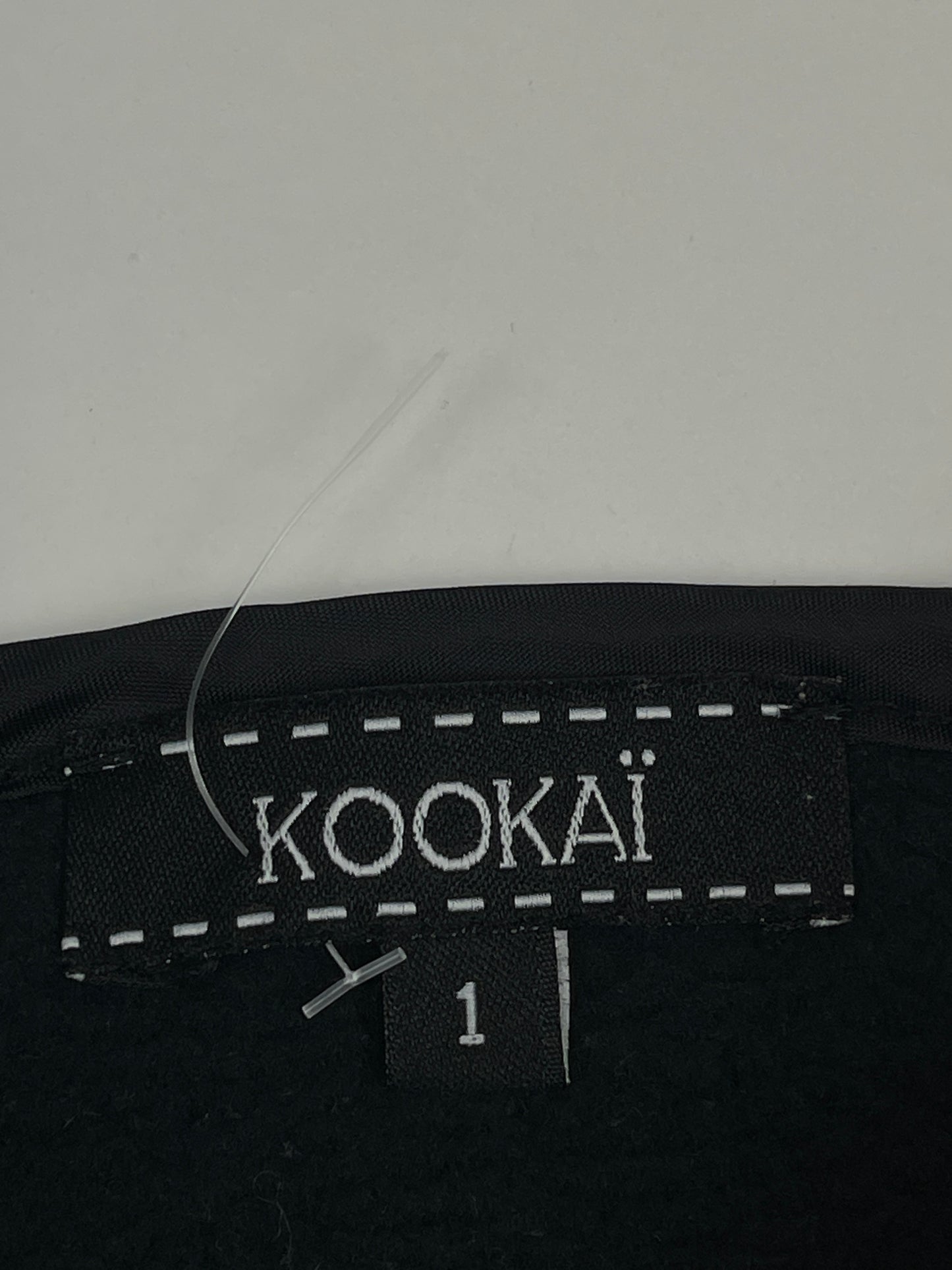 Mini jupe Kookai doublure polaire vintage noire