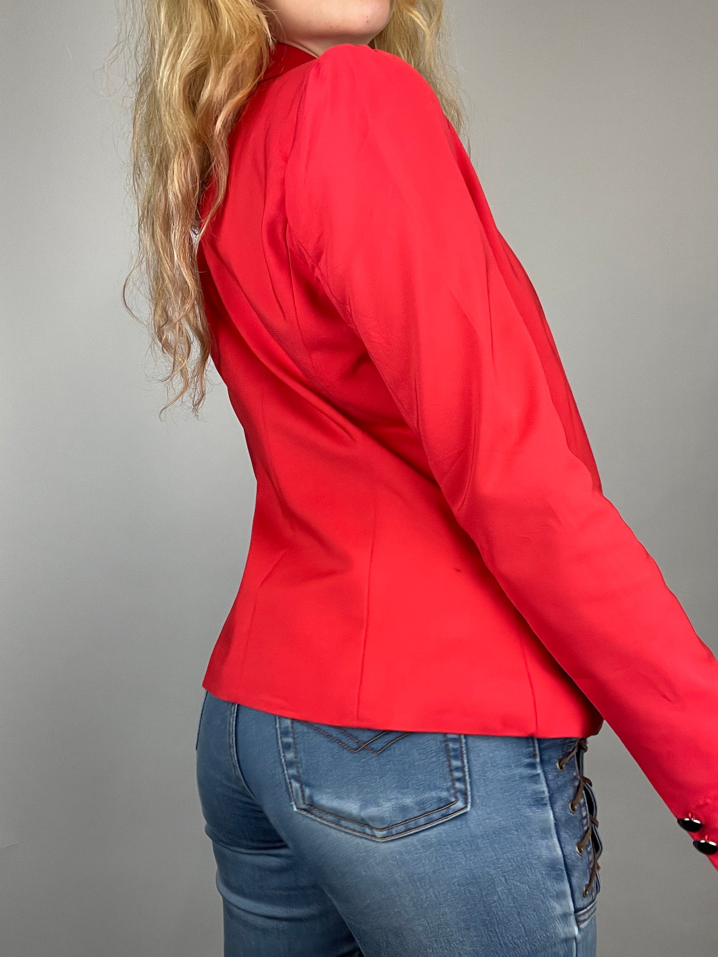 Veste tailleur y2k rouge vintage