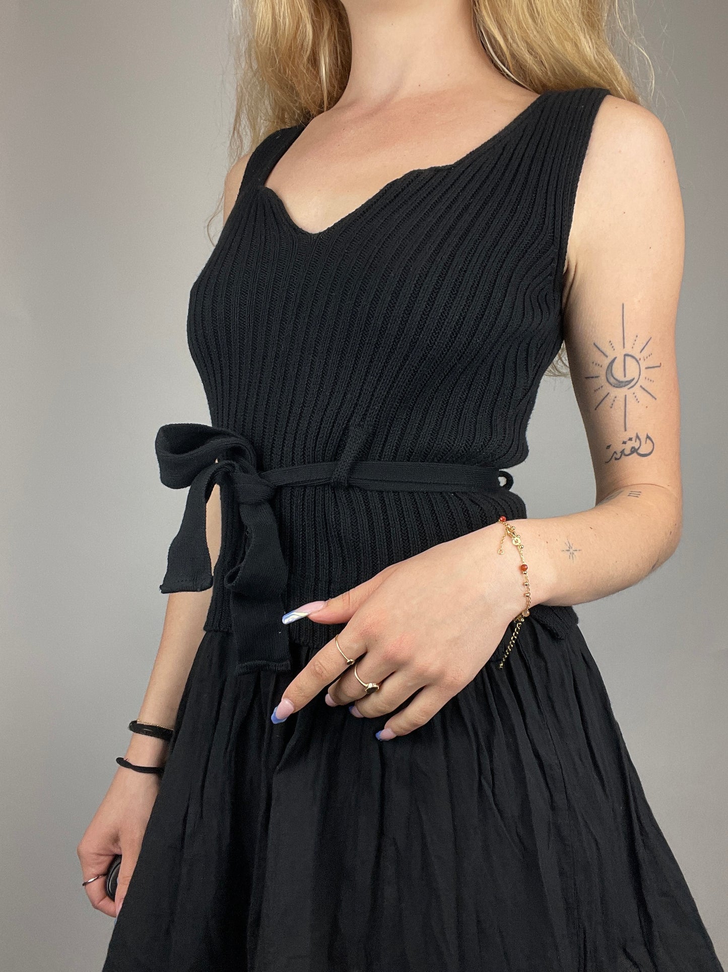 Robe y2k noir vintage