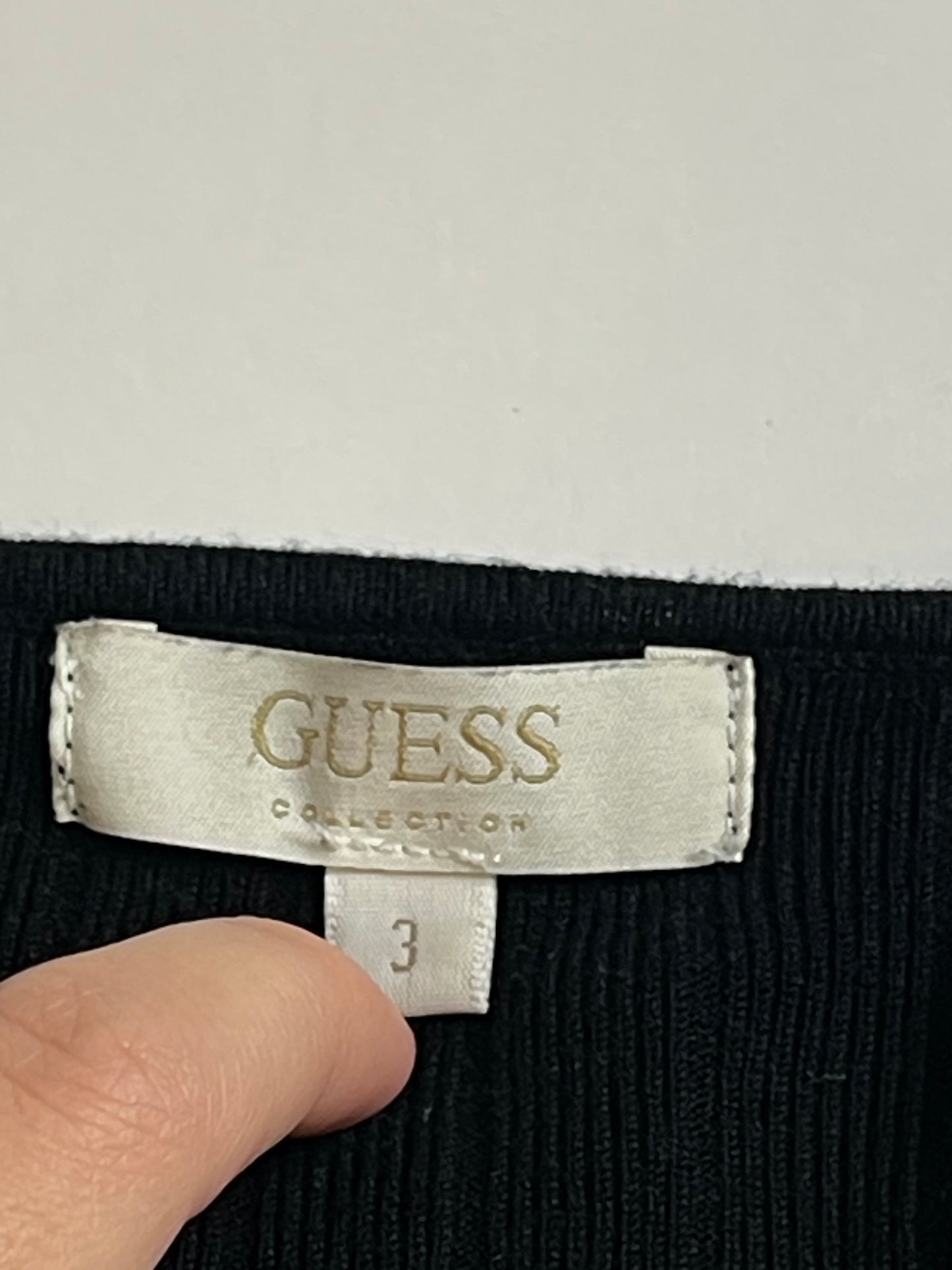 Pull guess y2k à strass noir vintage