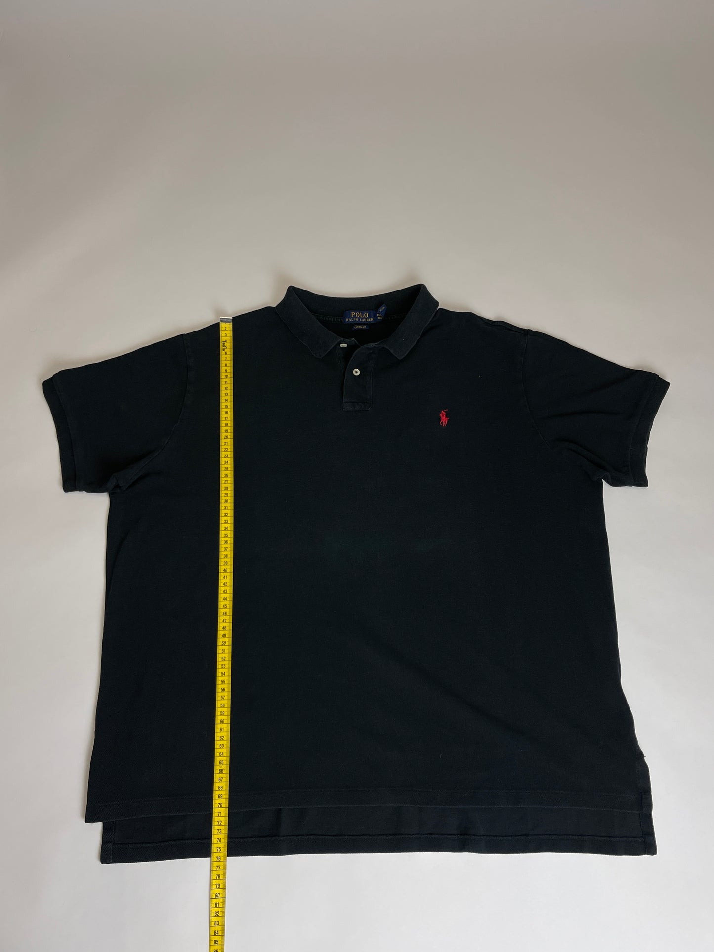 Polo Ralph Lauren noir oversized vintage authentique