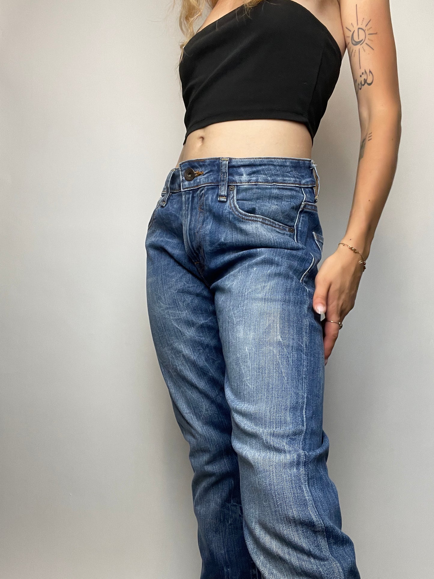 Jeans guess vintage bleu foncé straight fit