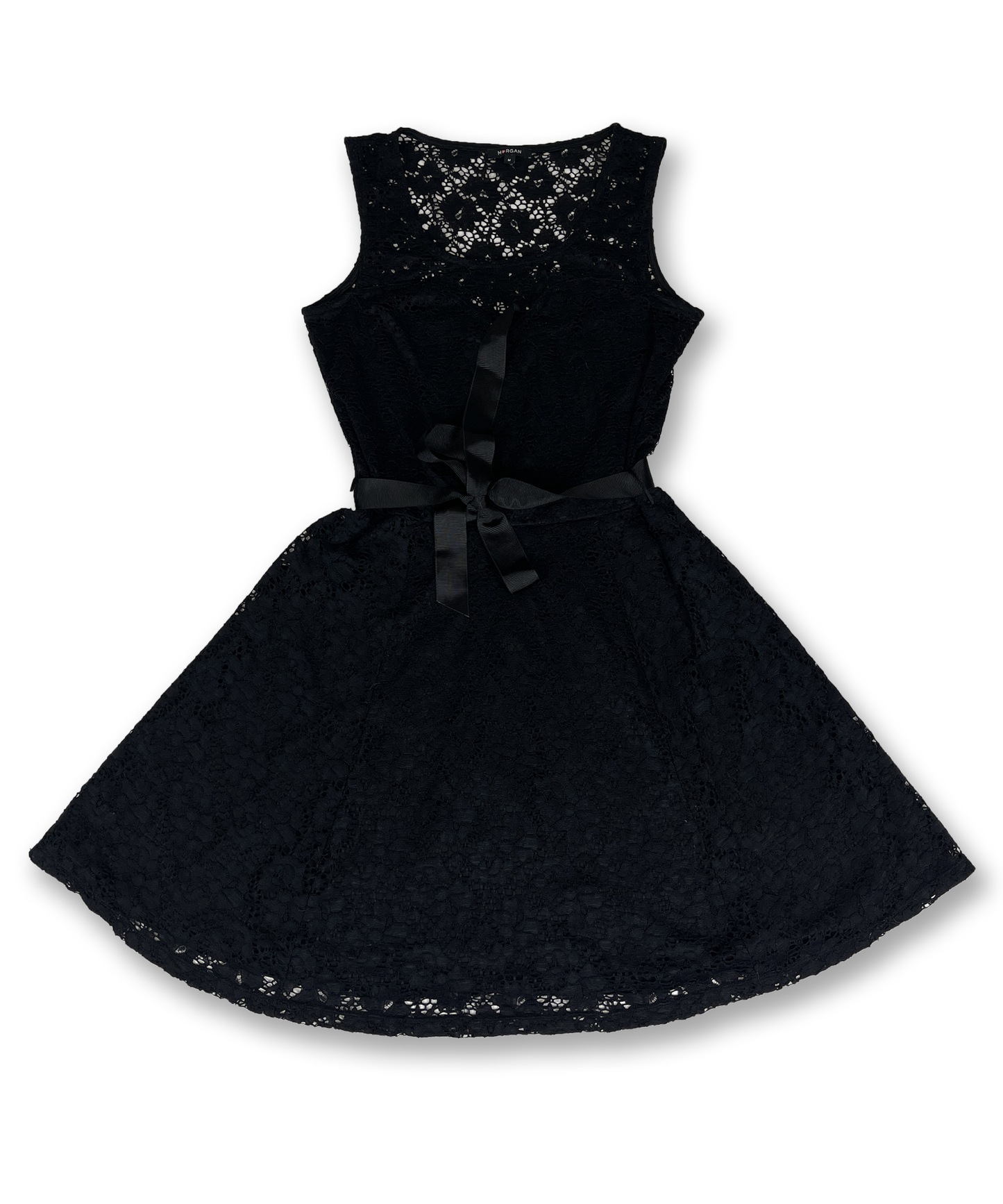 robe baby doll y2k noir dentelle vintage