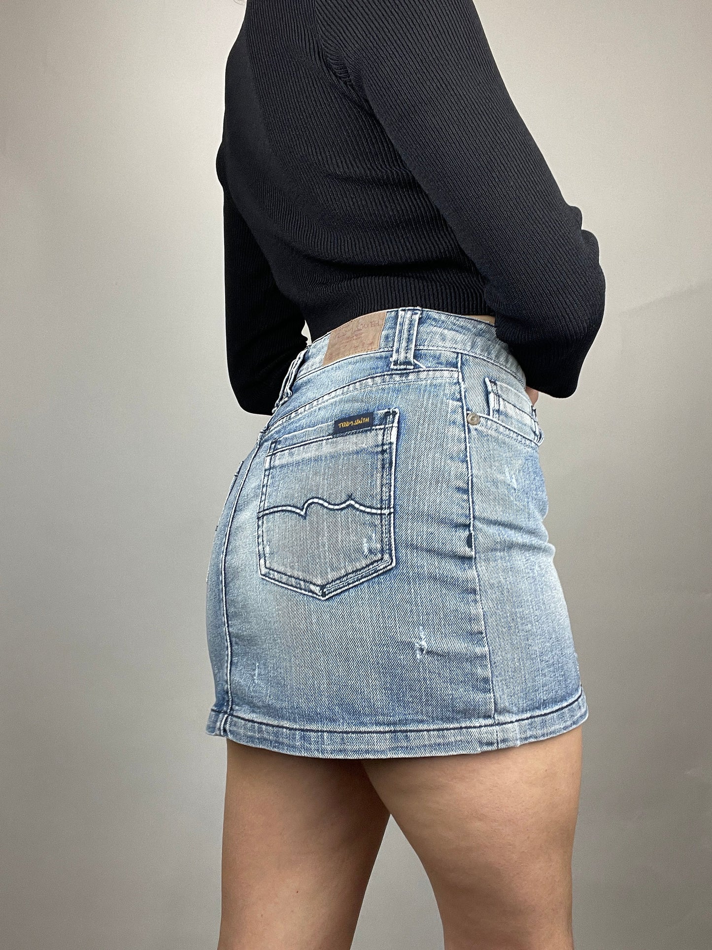 Mini jupe jeans Teddy smith