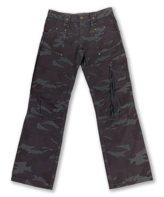 Cargo y2k motif militaire vintage