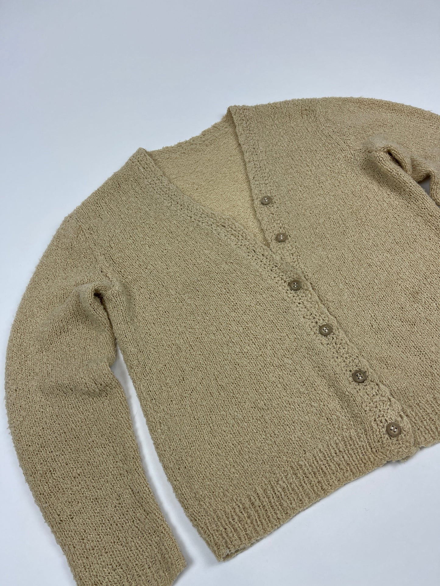 Gilet beige boutonné