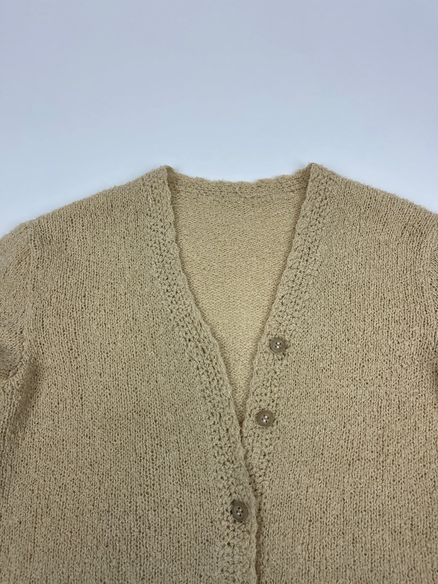 Gilet beige boutonné