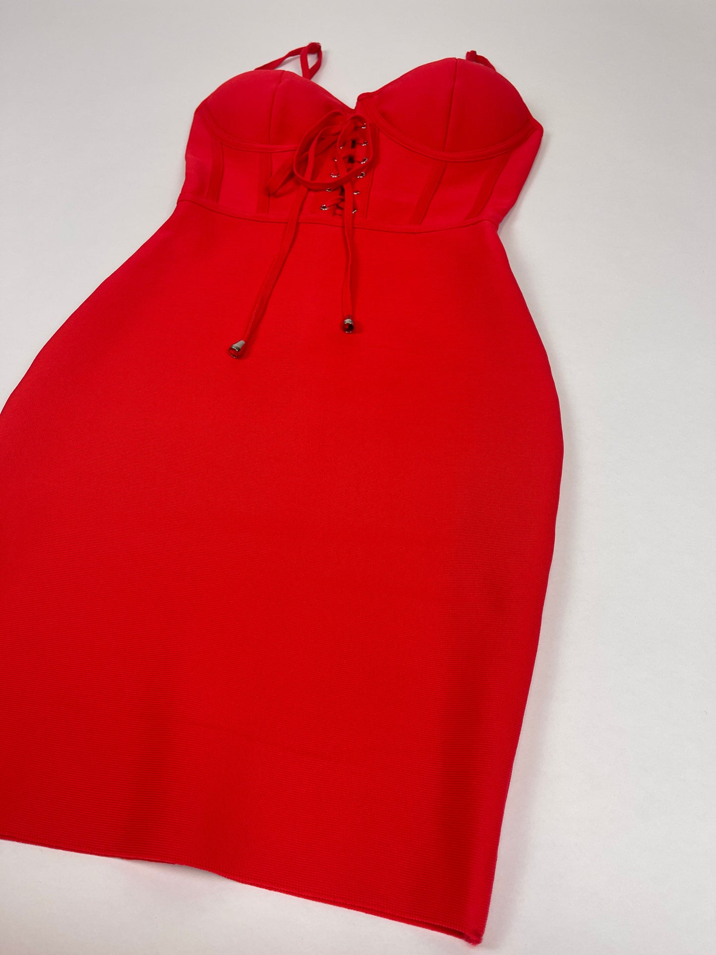 Robe moulante rouge