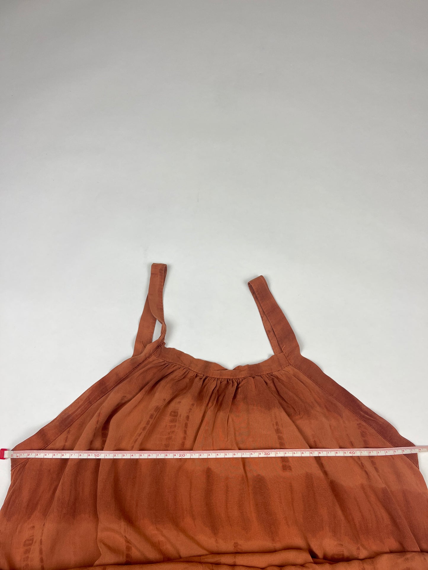 Robe longue y2k fluide marron été vintage