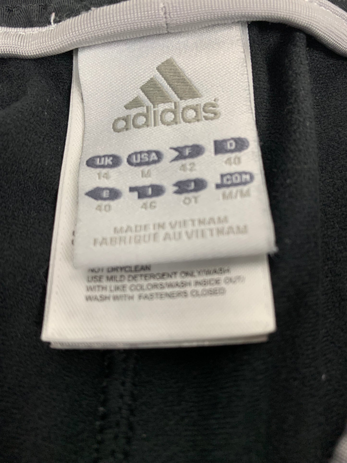 Track pant noir Adidas bandes pailletées