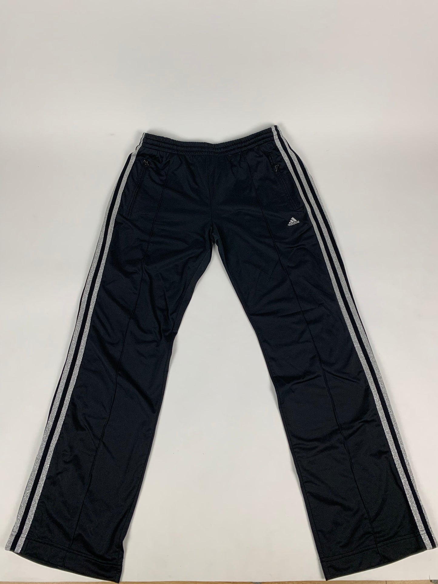 Track pant noir Adidas bandes pailletées